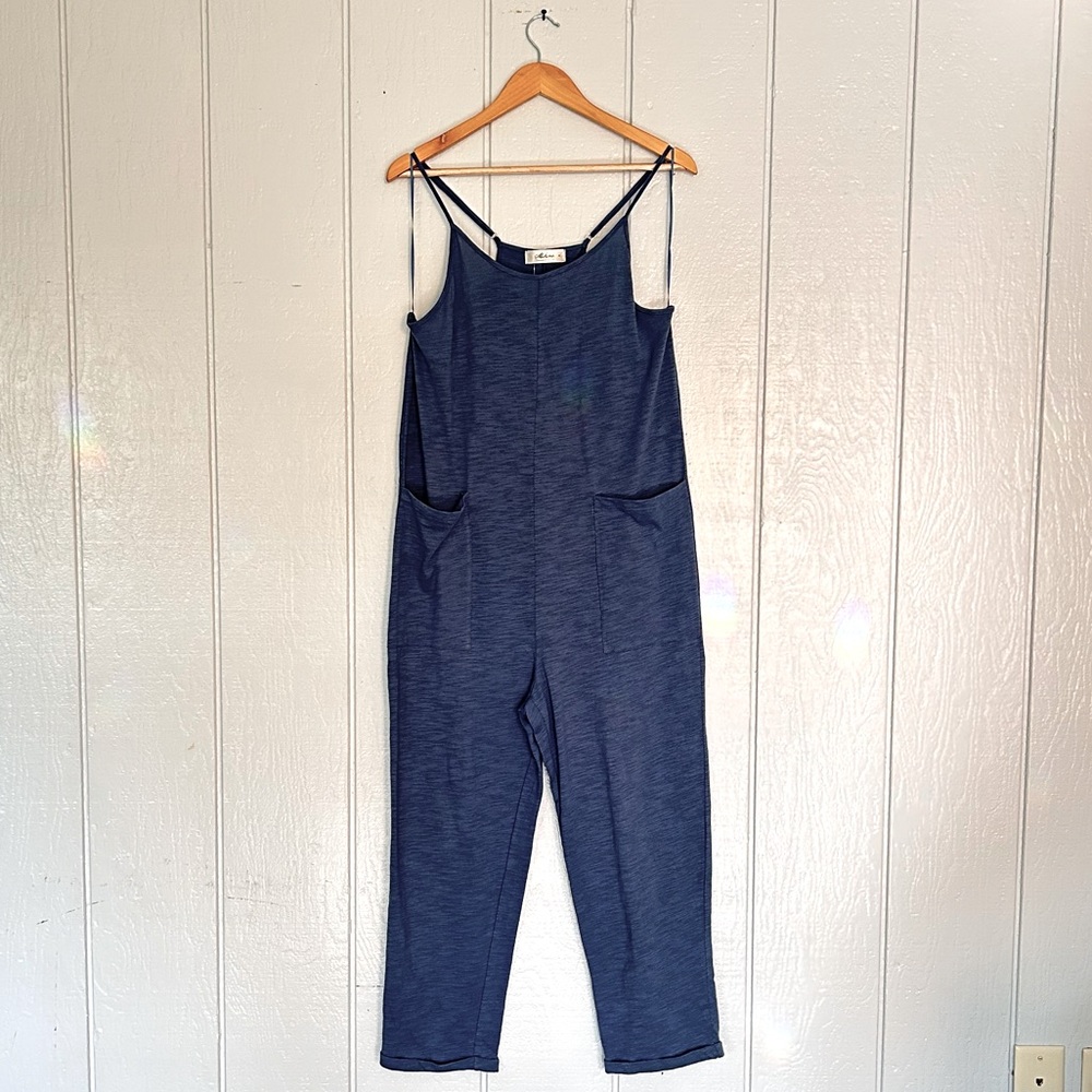Blue Relaxed Jumpsuit | Free People-Inspired ✷ Effortless cool ✷ One & done ✷